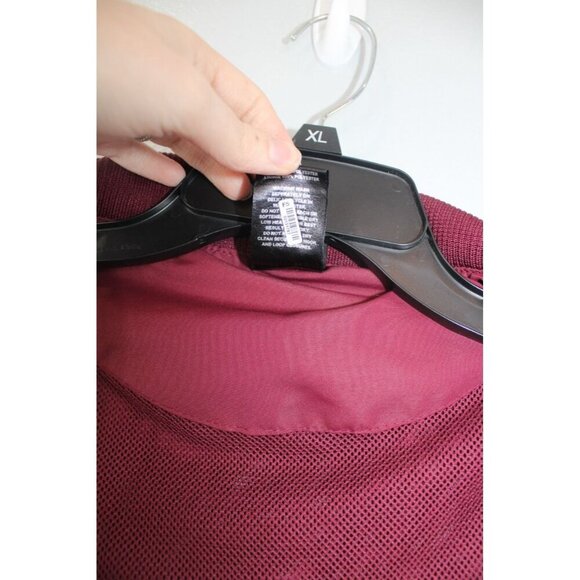 Texas A&M Aggies Colosseum Athletics Wind Jacket Mens XXL Red Full Zip Sporty - Picture 10 of 11